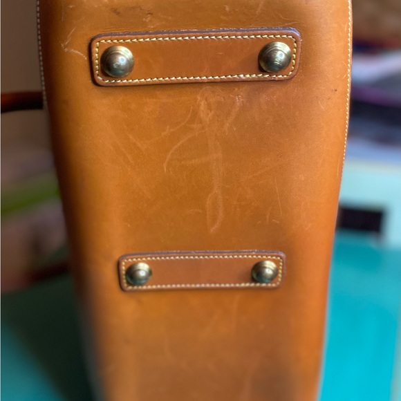 Vintage Dooney and Bourke Blue Satchel - Picture 4 of 12